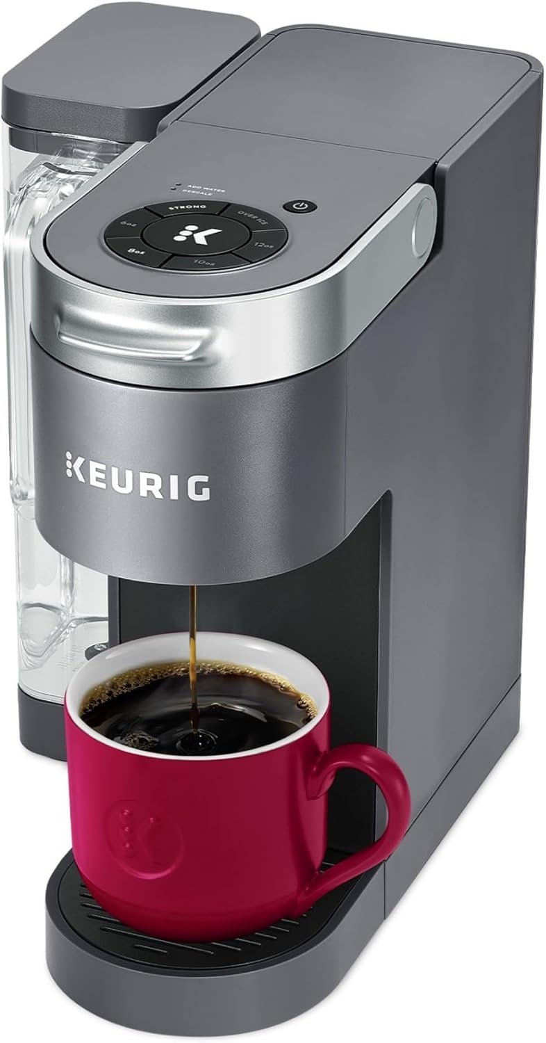 Keurig K-Supreme Single Serve K-Cup Pod Coffee Maker, MultiStream Technology, 4 Brew Sizes, 66oz Dual-Position Removable Reservoir, Gray - Image 2