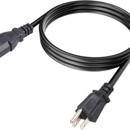 Power Cord Replacement for D2 Traeger Wood Pellet Grill Pro 575/780, Ironwood 650/885, Timberline 850/1300 Wood Pellet Grill Smokers,120V,6 Feet