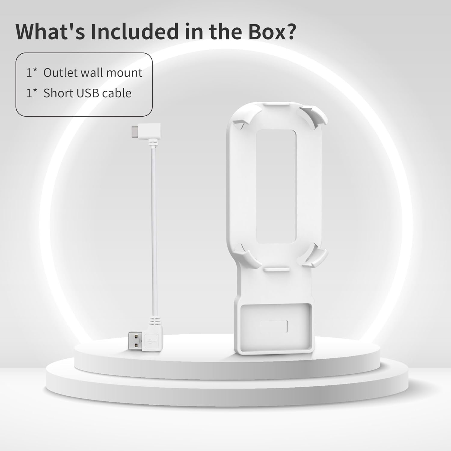 Wall Mount for Blink Sync Module Core with Short Cable - Save Space - No Messy Wires - Easy Move Mount Bracket Holder for Blink Outdoor Indoor Security Camera - Image 6