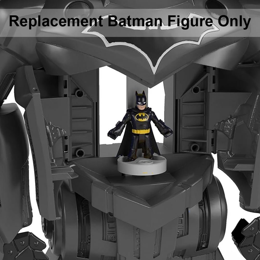 Replacement Parts for Fisher-Price Imaginext DC Super Friends Batbot Xtreme - FGF37 ~ Replacement Batman Figure - Image 3