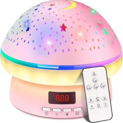 MINGKIDS Toys for 3-8 Year Old Girls Boys,Star Night Light Projector with Hard Projection Cover, Timer&Rotation,2-9 Year Olds Kids Chritsmas Birthday Gifts for 4 5 6 Year Old,Girls Room Decor