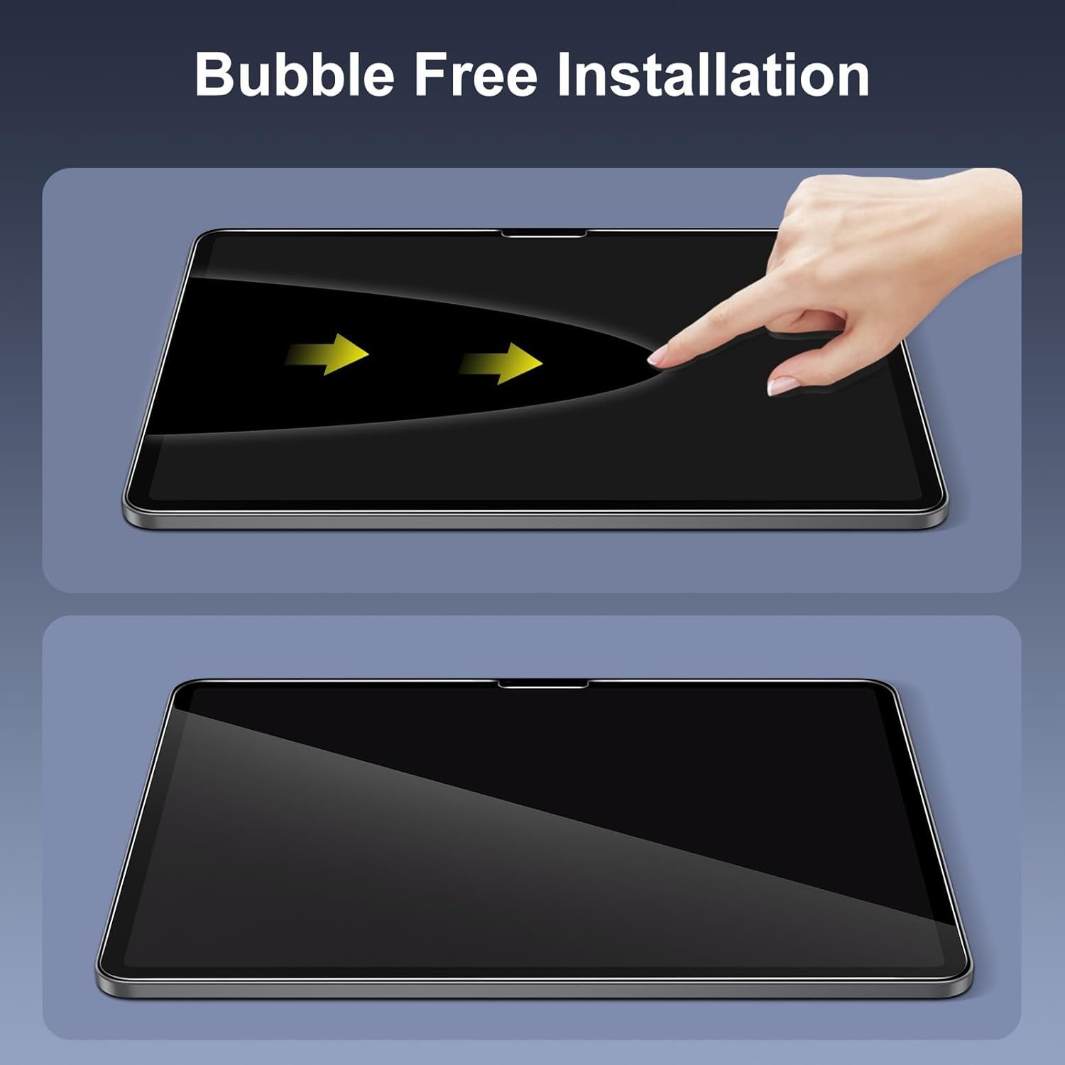 SPARIN Screen Protector for iPad Air 13 Inch M3 2025 & M2 2024 (7th/6th Generation) & iPad Pro 13 Inch M5/M4 8th/7th Gen, Case Friendly/2 Pack Tempered Glass, Support Apple Pencil - Image 7