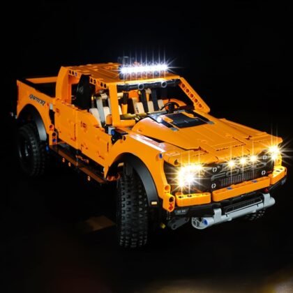 Kyglaring LED Light Kit Compatible with Lego Set 42126, Lighting Accessories Compatible with Technic Ford F-150 Raptor, Lights Only (Model Not Included), Classic Version