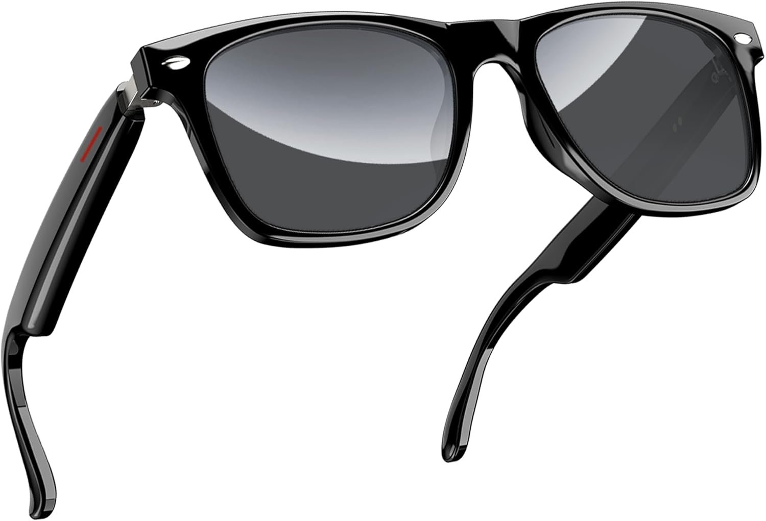 Blackview Smart Glasses, 5.3 Bluetooth Sunglasses with Open Ear Speaker, Voice Assistant Compatible, Blue Light Blocking Lens