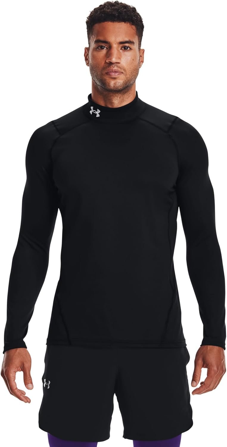 Under Armour Mens ColdGear Armour Fitted Mock - Image 2