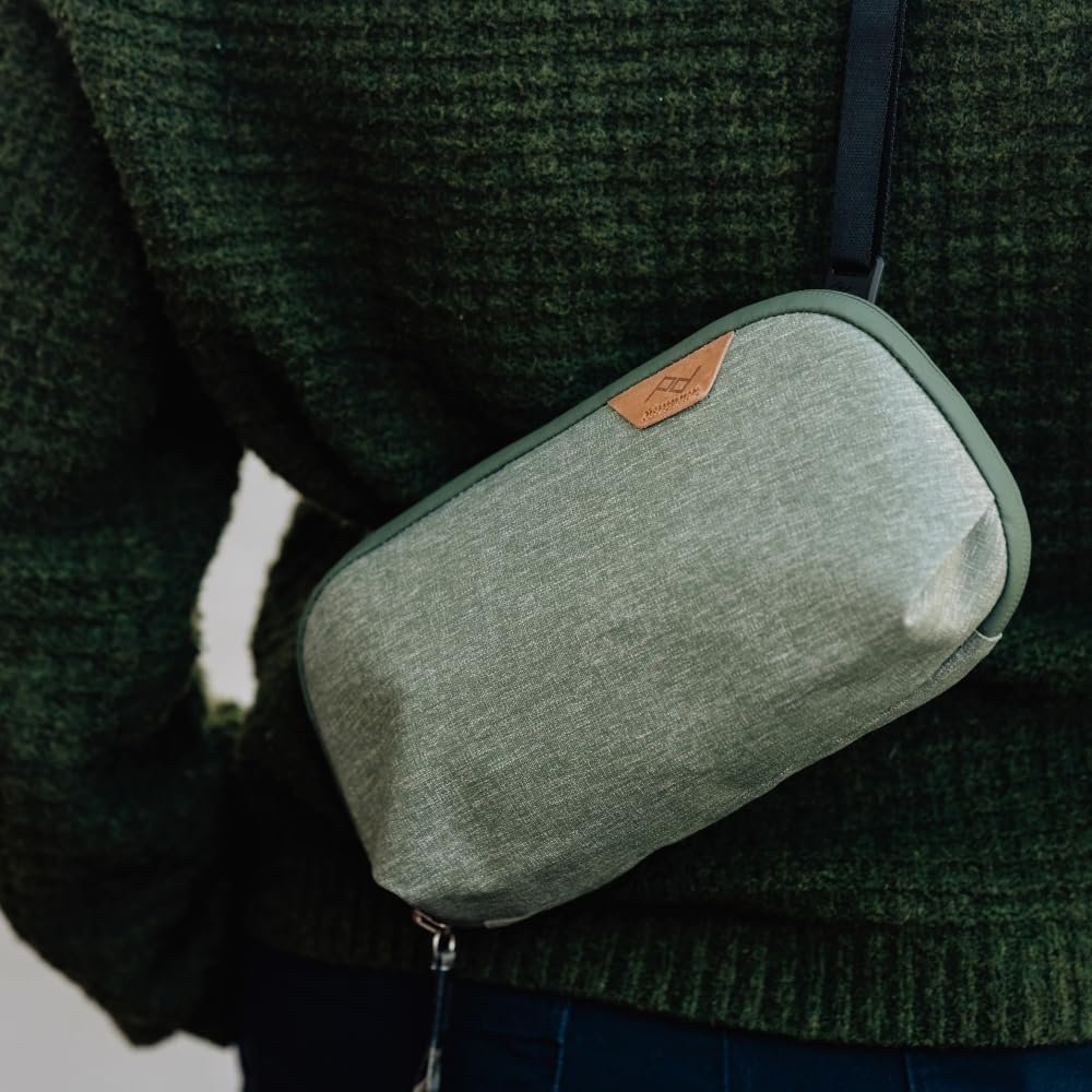 Peak Design Small Tech Pouch, Black, Electronics Organizer for Travel or Everyday Carry, Origami-Style Storage, Cable Pass-Through, Weatherproof Recycled Nylon, Gear Carry Bag for Men and Women - Image 9