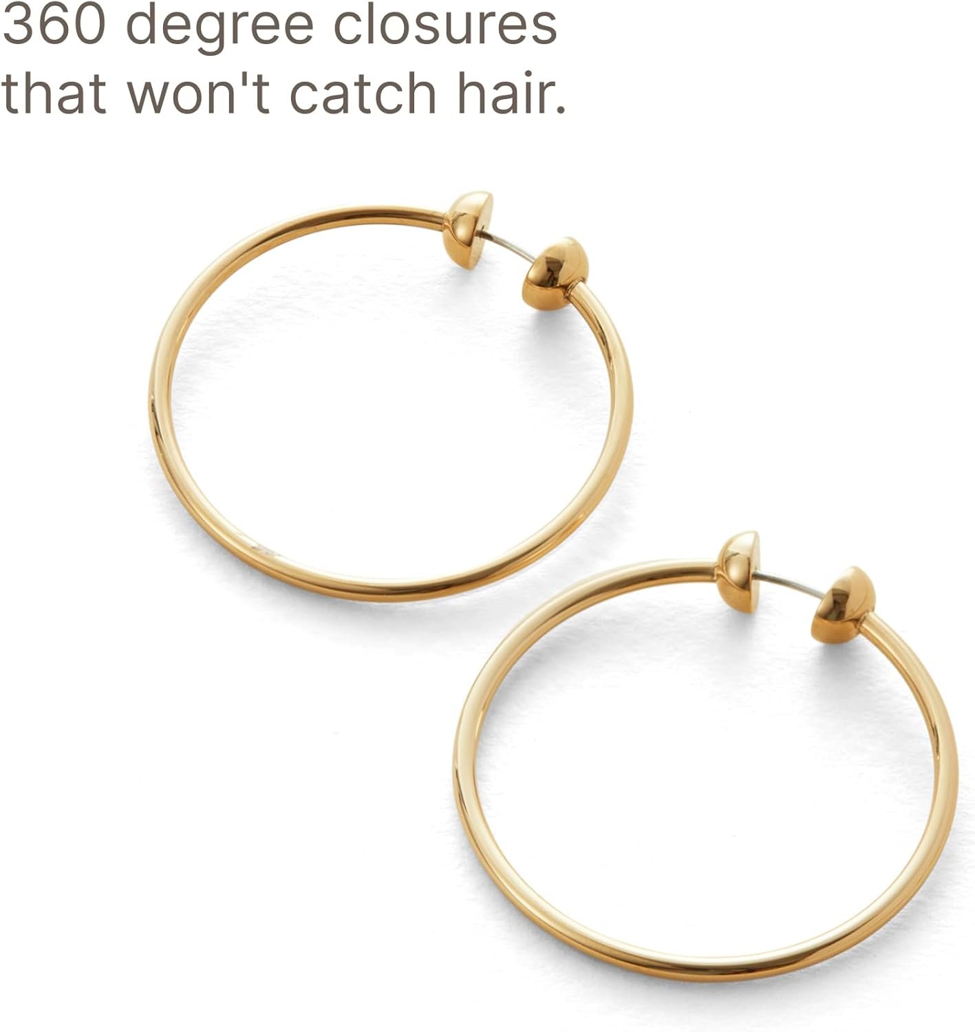 JENNY BIRD Icon Hoop Earrings - Medium - Image 3