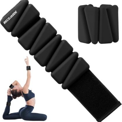 Ankle Weights Set of 2 (1 lb/2 lb/3 lb Each) Adjustable Wrist Weights for Women Men Wearable Arm Leg Weight for Pilates, Running, Walking, Workout, Yoga