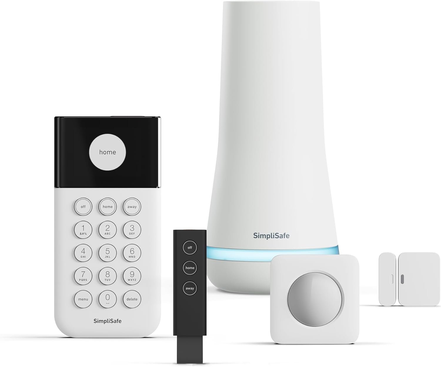 SimpliSafe 5 Piece Wireless Home Security System - Optional 24/7 Professional Monitoring - No Contract - Compatible with Alexa and Google Assistant,White - Image 2