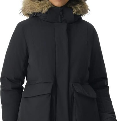 Fitouch Arctic Shield Elite Women's Down Parka | 750+ PF Lady Winter Jacket | Mid-Length Water Repellent Warmer Puffer Coat