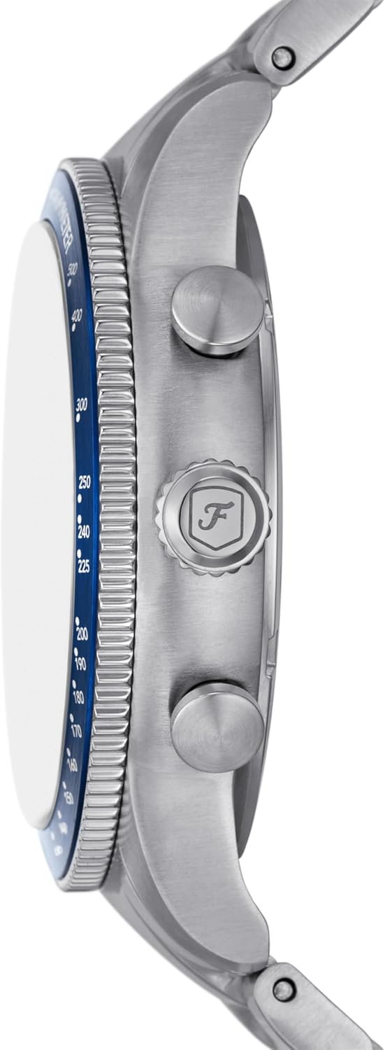 Fossil Men's Sport Tourer Quartz Stainless Steel Chronograph Watch - Image 3