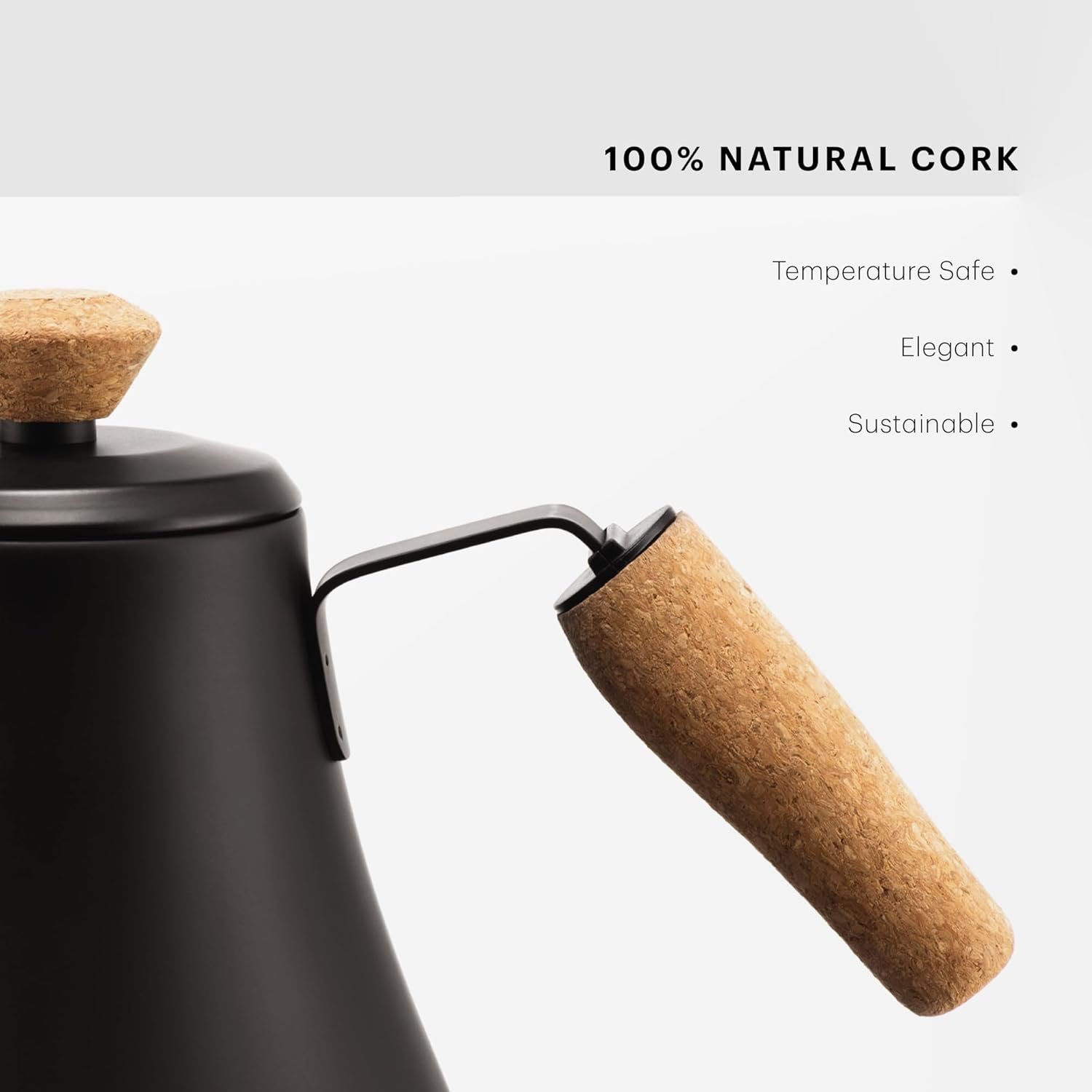 Bodum 27oz Bistro Gooseneck Electric Water Kettle, Pour Over Coffee & Tea, Stainless Steel, Matte Black - Image 5