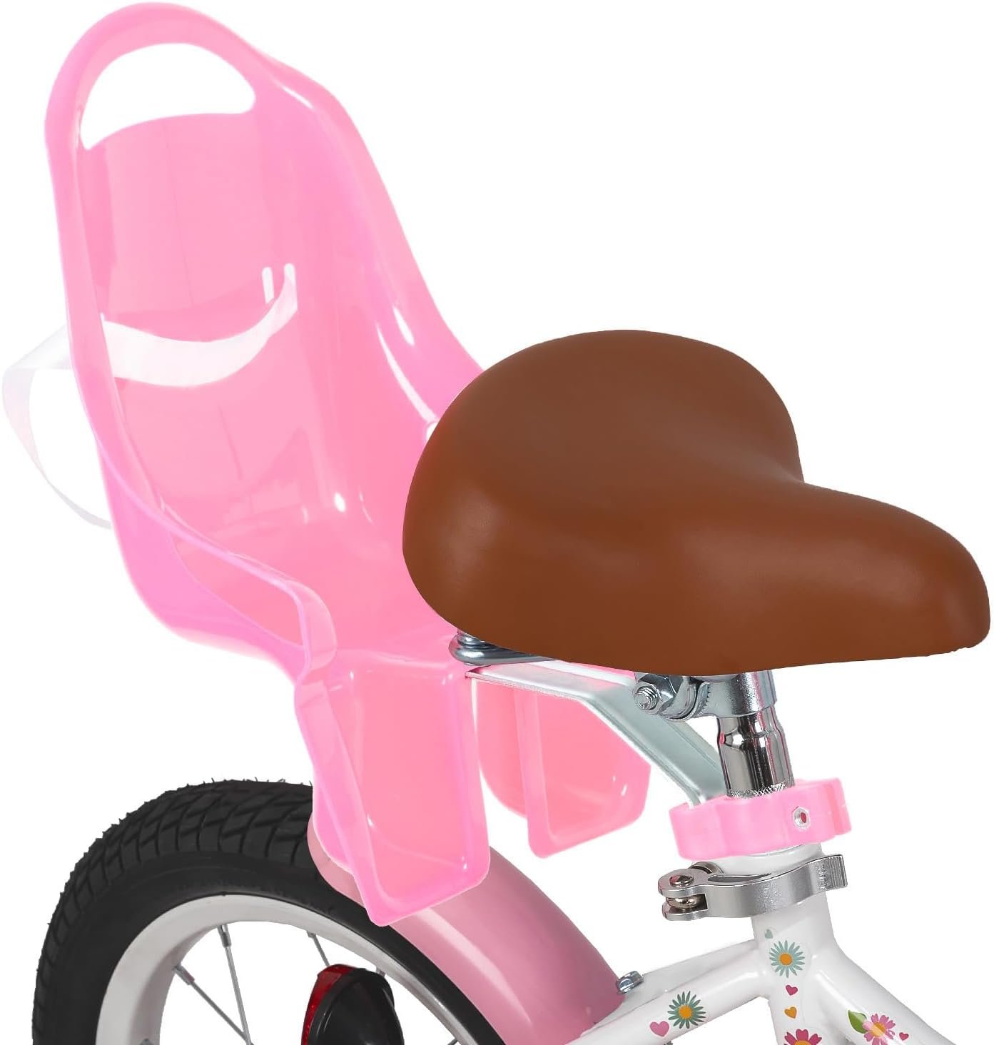 JOYSTAR Little Daisy Kids Bike for Girls Boys Ages 2-7 Years, 12 14 16 Inch Girls Bikes with Doll Bike Seat & Streamers, Boys Bike with Flag & Number Plate, Multiple Colors - Image 5
