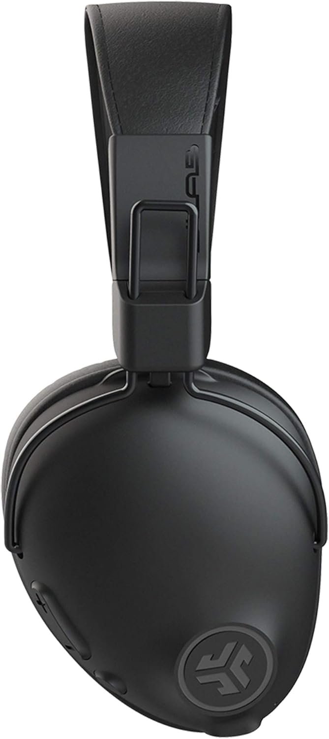 JLab Studio Pro Wireless Over-Ear Headphones, Black, 50+ Hour Bluetooth 5 Playtime, EQ3 Sound, Ultra-Plush Faux Leather & Cloud Foam Cushions, Track and Volume Controls - Image 2