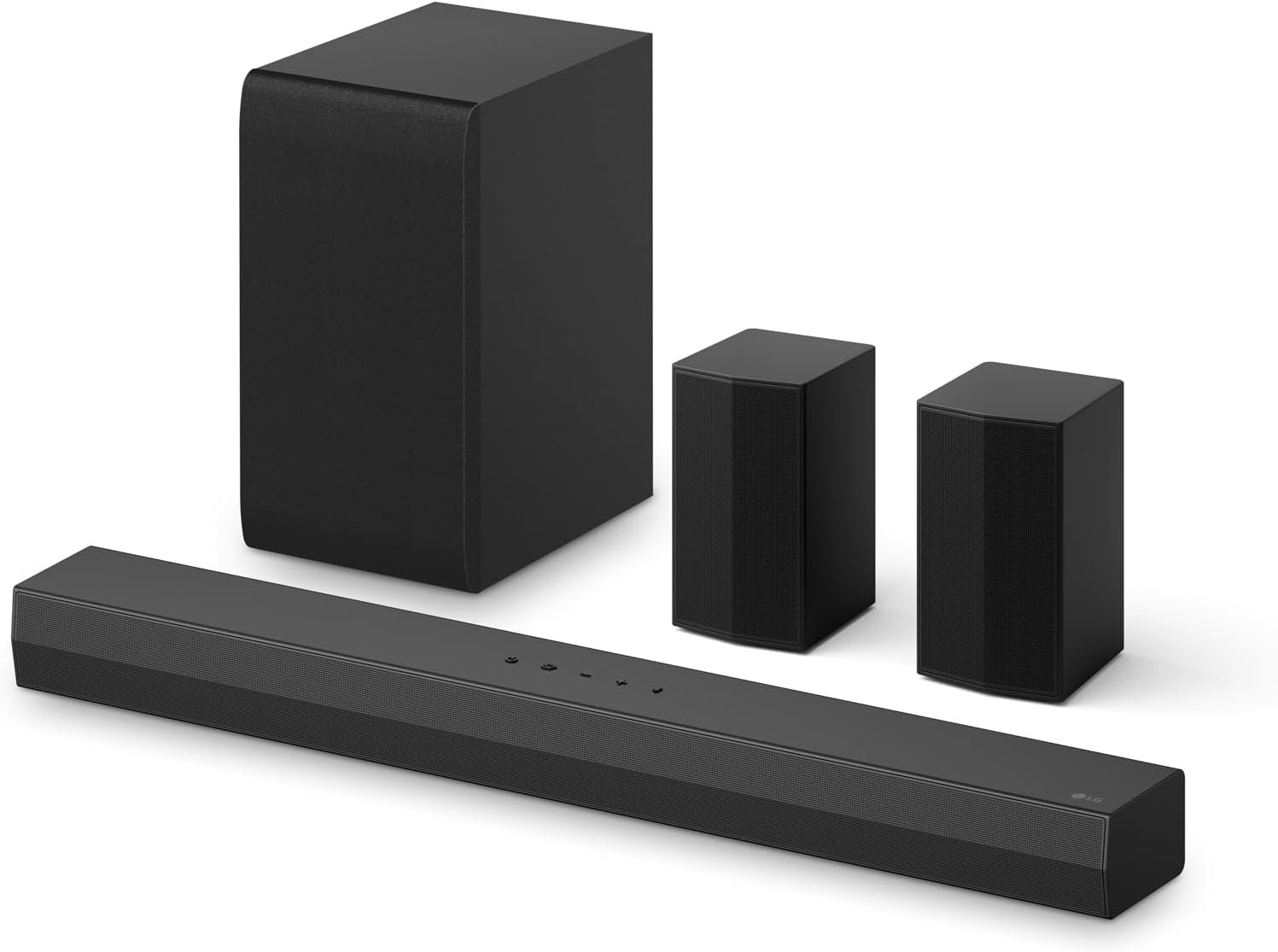 LG S40TR 4.1 ch. Home Theater Soundbar with Rear Surround Speakers and Wireless Subwoofer, Wow Interface, Dolby Audio, AI Sound Pro, 2024 Model, Amazon Exclusive