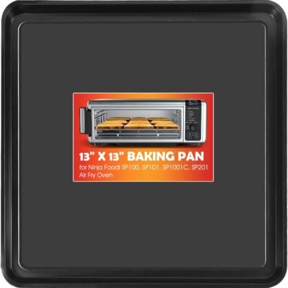 Ericair 13" × 13" Nonstick Baking Sheet, Replacement Baking Pan for Ninja SP100, SP101, SP1001C, SP201 Foodi Air Fry Oven, Baking Tray for Ninja Foodi 8-in-1 Air Fry Oven