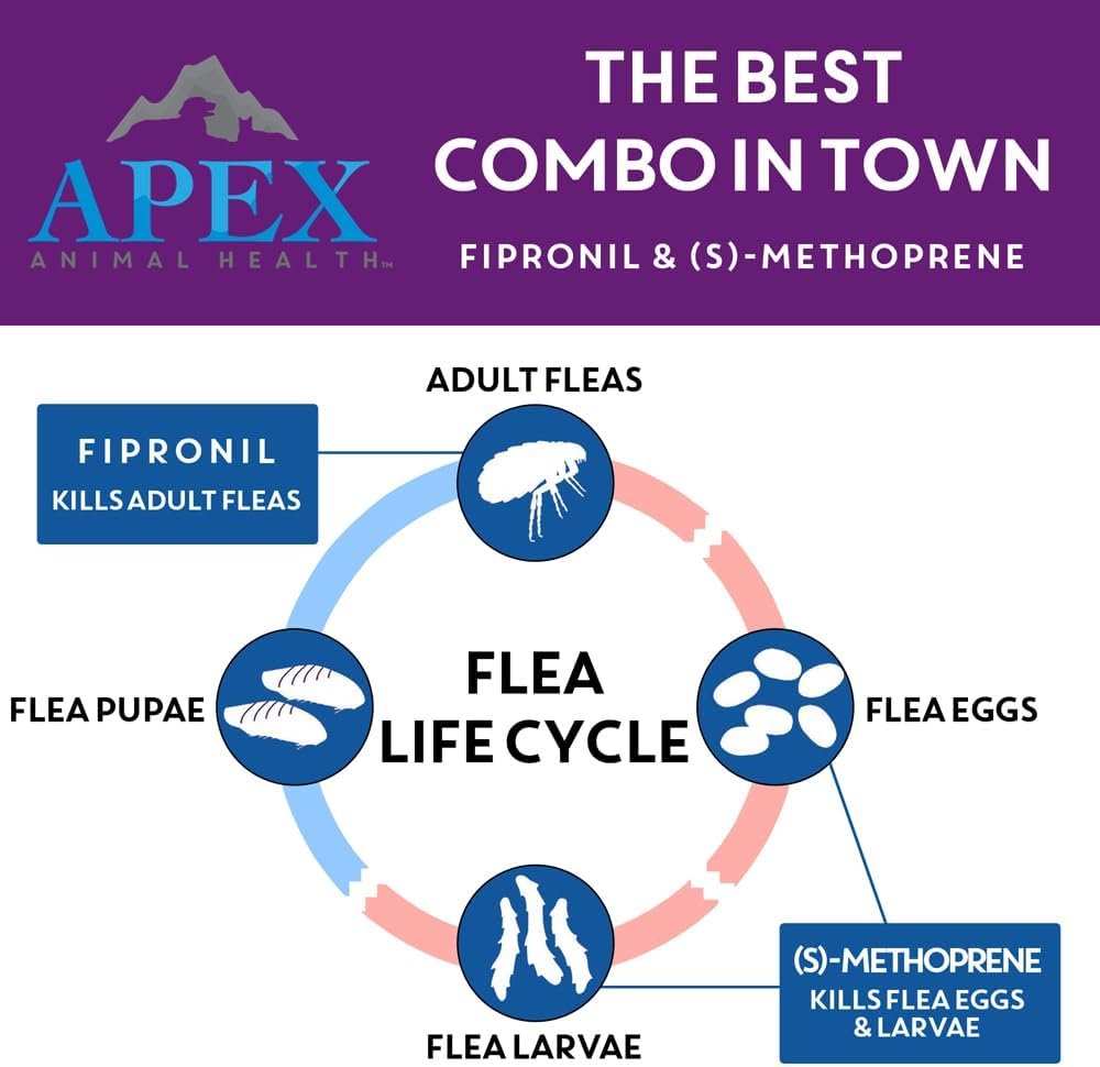Apex Plus Flea and Tick Prevention for Dogs | Large (45-88 lbs) | 3-Month Supply | Dog Flea and Tick Treatment | 24-Hour Activation, Waterproof, 30-Day Protection - Image 3