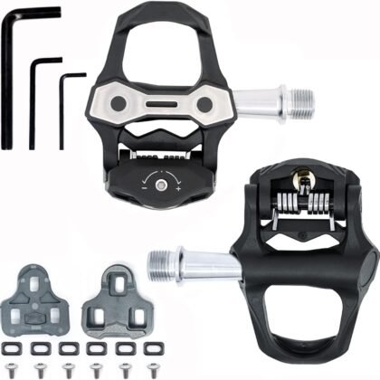 ZERAY Carbon Road Bike Pedals-Lightweight Clipless Bicycle Pedals with Cleats Compatible with Keo&Keo Grip