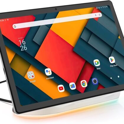 2025 Upgraded Android Tablet with Charging Speaker Dock, 2 Years Protection, Otca-Core CPU, 14GB+64GB Storage with 1TB Expansion, WiFi 6, BT5.3, Google Tablet, US Version