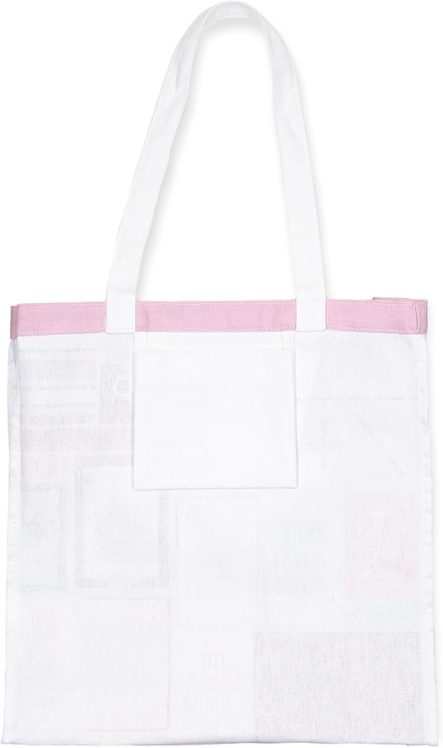 kate spade new york Cute Canvas Tote Bag for Women, Canvas Beach Bag, Book Tote with Pocket (Book Club) - Image 2