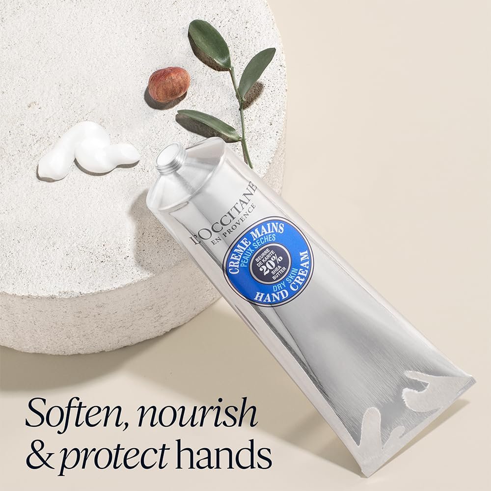 L'OCCITANE 20% Organic Shea Butter Hand Cream, Nourishes & Protects Dry Hands, Fast-Absorbing, Non-Greasy, Leaves Skin Moisturized & Soft, Vegan - Image 2