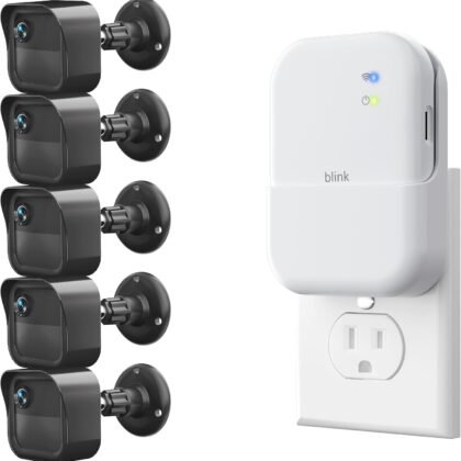All-New Blink Outdoor Camera Surveillance Mount, 5 Pack Weatherproof Protective Housing and 360 Degree Adjustable Mount for Blink Outdoor 4th & 3rd Gen Cam