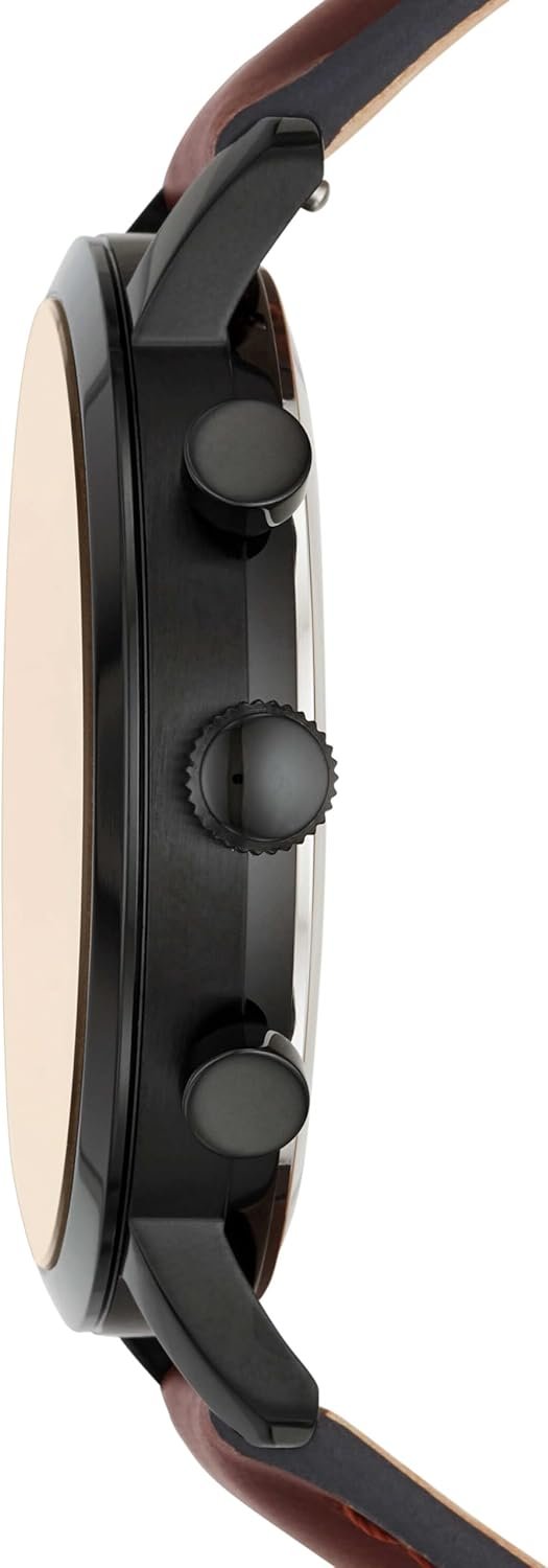 Luther Chronograph Brown Leather Watch - Image 2