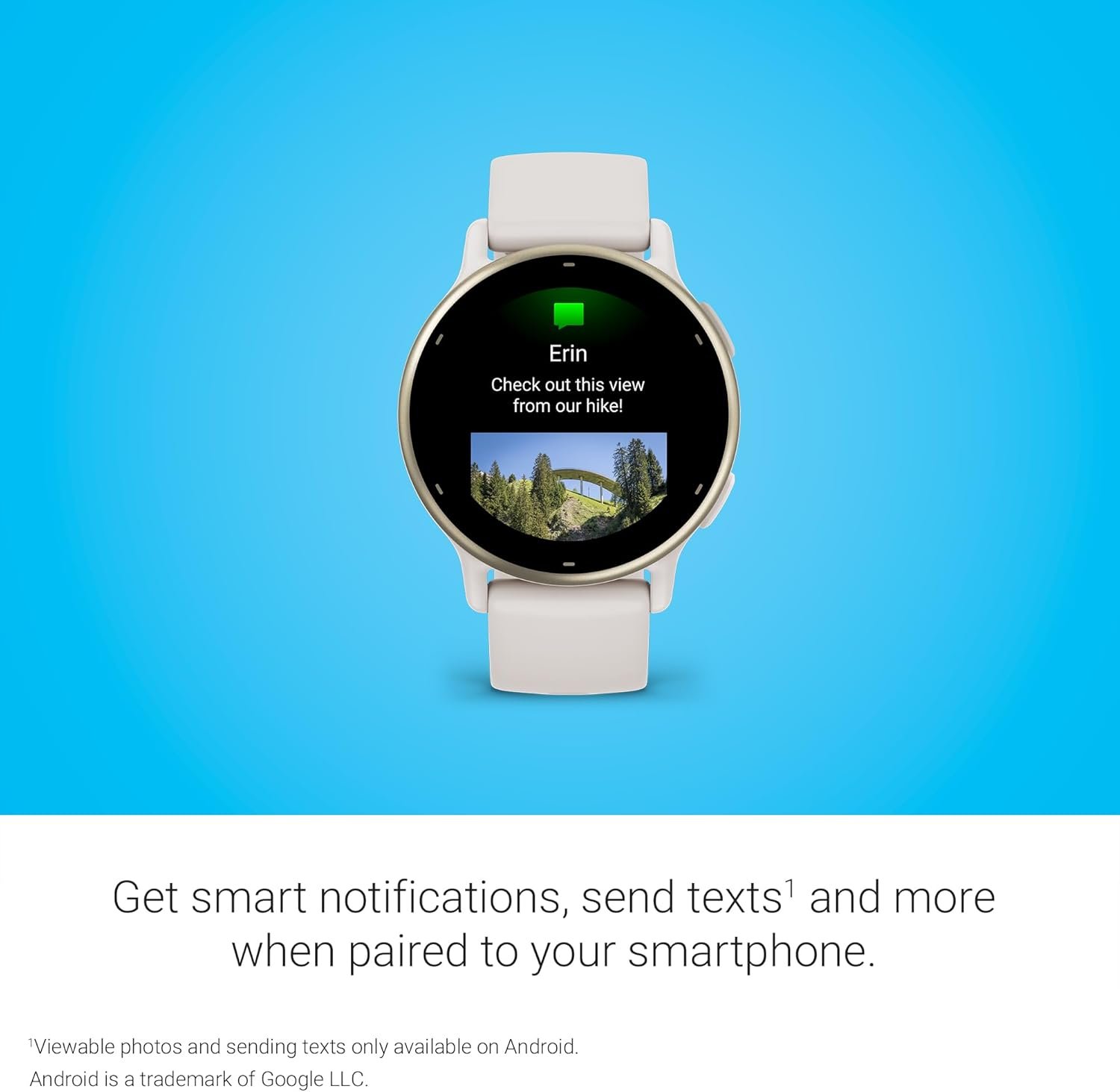 Garmin vívoactive 5, Health and Fitness GPS Smartwatch, AMOLED Display, Up to 11 Days of Battery, Ivory - Image 6