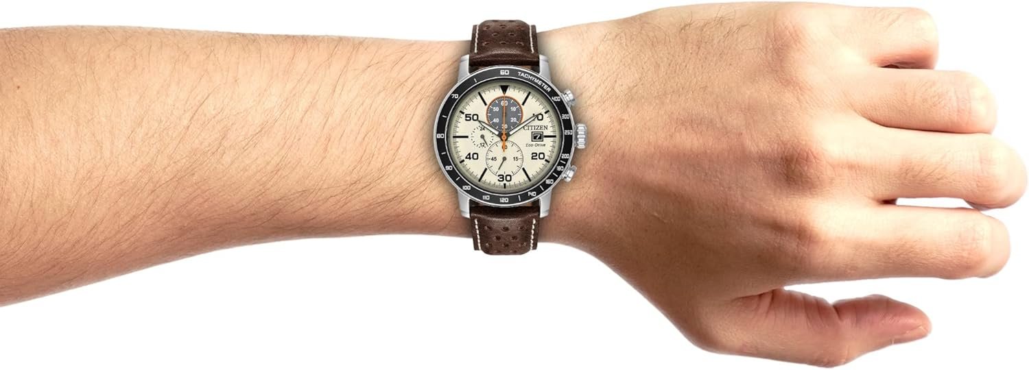 Citizen Men's Eco-Drive Weekender Brycen Chronograph Watch in Stainless Steel - Image 12