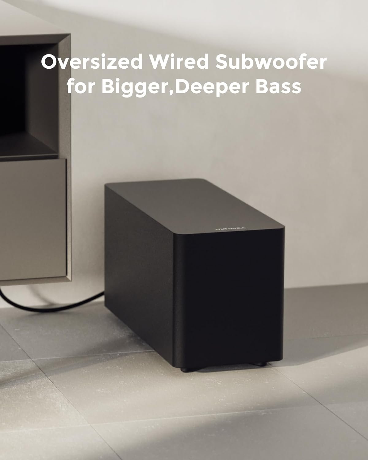 ULTIMEA 5.1CH Surround Sound Bar with Subwoofer, Dolby Atmos, VoiceMX, BassMX, APP, 300W Soundbar for Smart TV, Home Theater Surround Sound System for TV, BT 5.4, Poseidon M60 (2025 Model) - Image 5