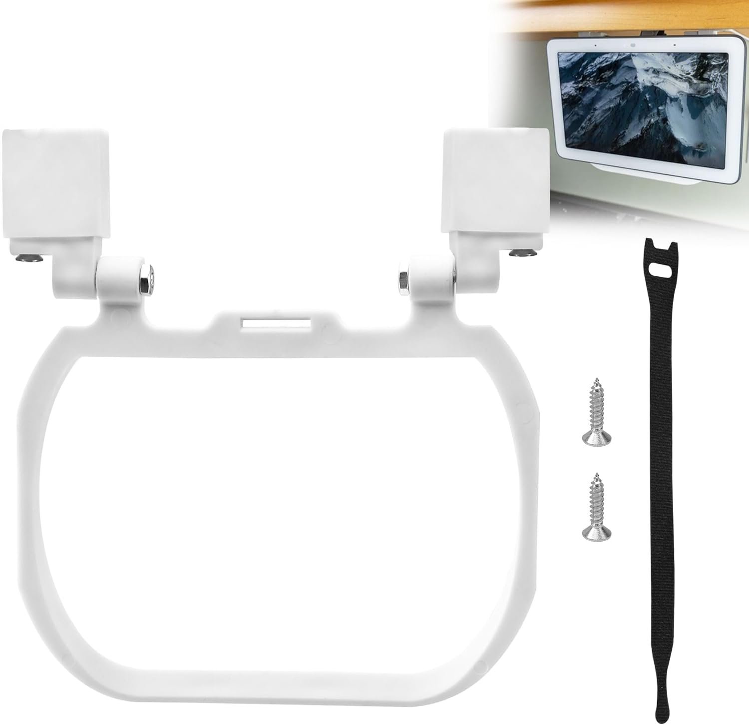 Mount Bracket for Google Nest Hub Home Kitchen Under Cabinet 1st Gen & 2nd Gen (Not Compatible with Nest Hub Max)