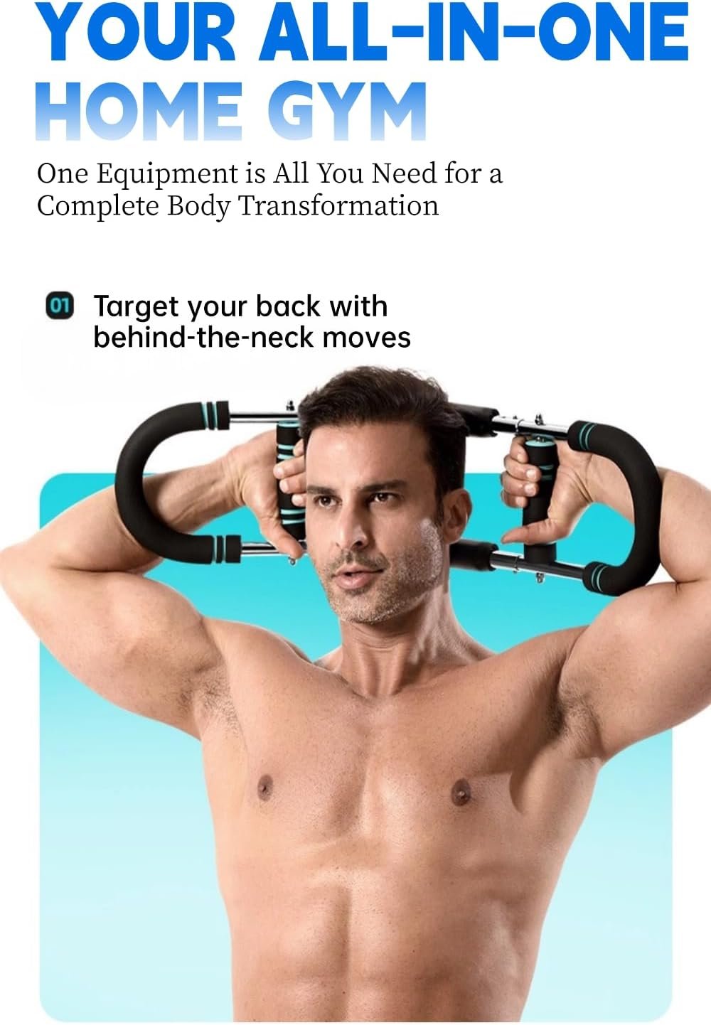 Twister Arm Trainer - Adjustable 3-Resistance Levels Chest,Arm,Shoulders,Backs,Inner Thigh Workout Equipment for Men&Women - Ergonomic Home Gym Strength Trainer with Anti-Slip Handles - Image 3