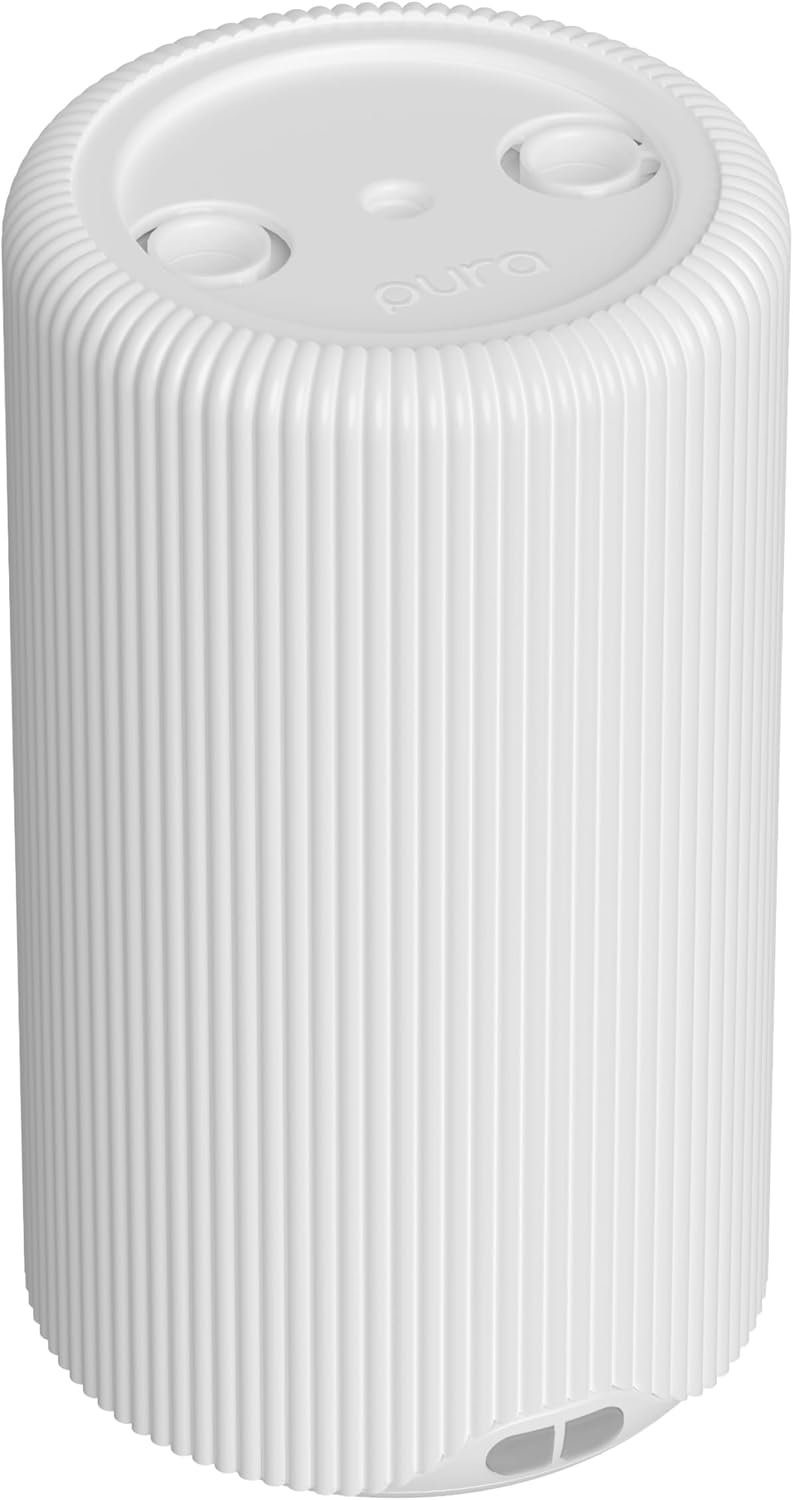 Pura Plus Smart Home Fragrance Diffuser for Large Spaces - Adjust Scent Intensity, Set Schedules & Timers, and More in Pura App - Fragrances Sold Separately - White