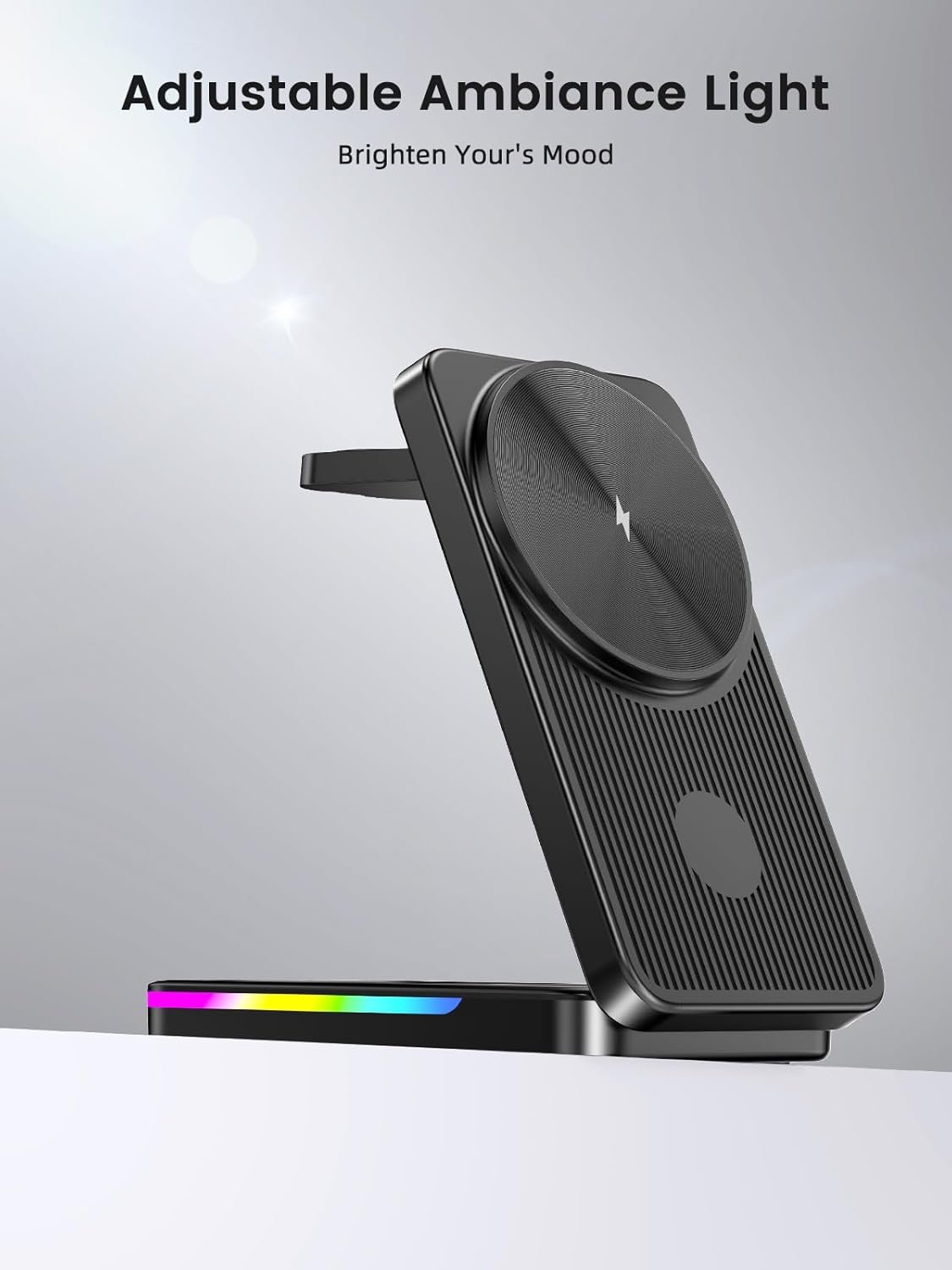 3 in 1 Magnetic Wireless Charger for Samsung, Foldable MagSafe Wireless Charging Station for Samsung Galaxy S25 Ultra/Z Fold7/Flip7/S24, Watch Charger for Galaxy Watch Ultra/8/7/Buds (for Travel) - Image 8