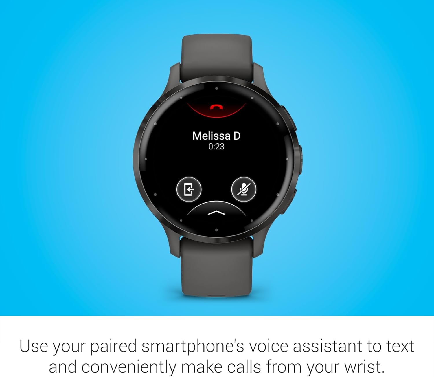 Garmin Venu 3S Slate Stainless Steel Bezel 1.2-Inch AMOLED Touchscreen Display Smart Watch with 41mm Pebble Gray Case and Silicone Band - Image 6