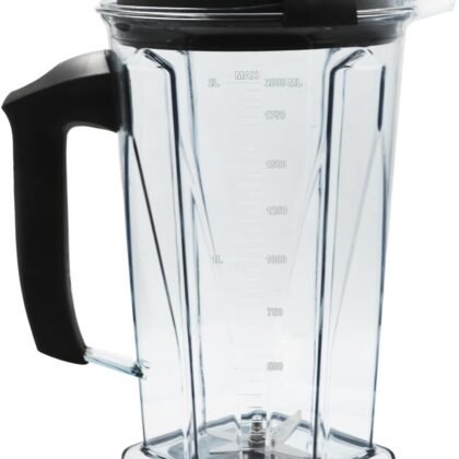 Blender Pitcher 64oz, Compatible with 5200 5000 5300 6300 VM0101 VM0103 VM0197 Classic/Explorian/Commercial Series etc Container Jar Cup, 2-year full warranty