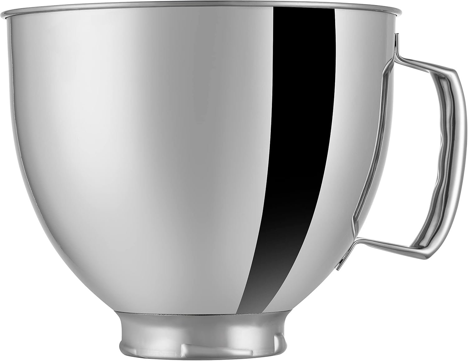 5 QT Stainless Steel Mixer Bowl Compatible With KITCHENAID TILT-HEAD STAND MIXERS 4.5-Quart (4.3 L) And 5-Quart (4.7 L) (Stainless Steel Polished) - Image 5