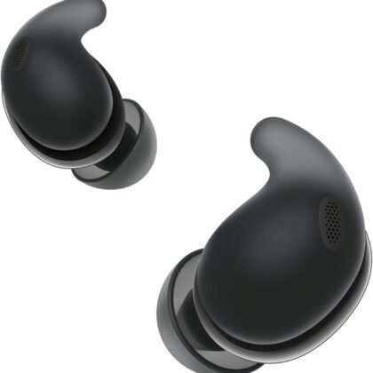 Sony LinkBuds Fit Truly Wireless Noise Canceling Earbud Headphones, Small & Light with Newly Developed Air Fitting Supporters, Black