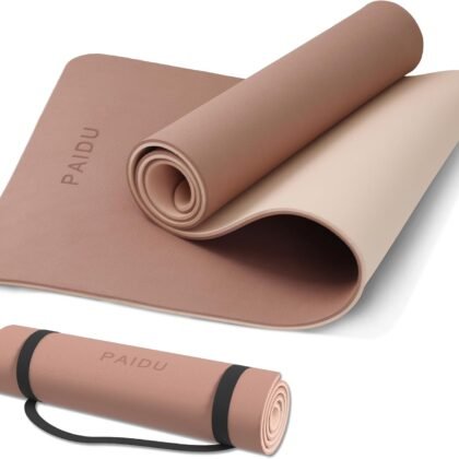 Yoga Mat Non Slip Anti-tear,extra thick-2/5 inch（10MM）High Resiliency Professional POE Yoga Mats for Women Men Kids,72"x24"inch,Workout, Yoga, Pilates and Floor Exercise, with Carrier Strap