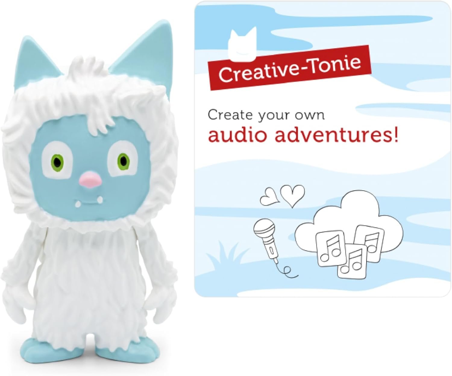 Tonies Yeti Creative Audio Character - Record and Upload up to 90 Minutes of Your Own Stories and Songs