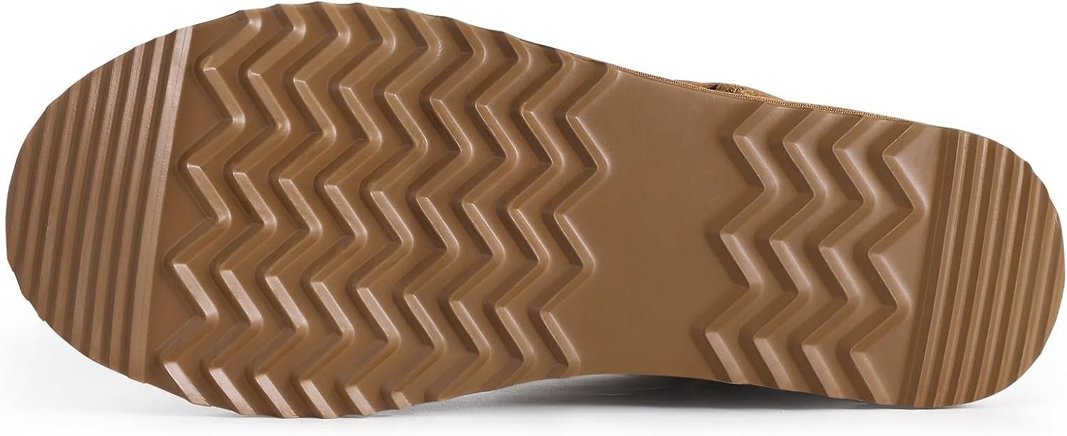 Genuine Suede Mini Boots for Women Winter Fuzzy Snow Boots Short Ankle Boot with Fur Lined - Image 7