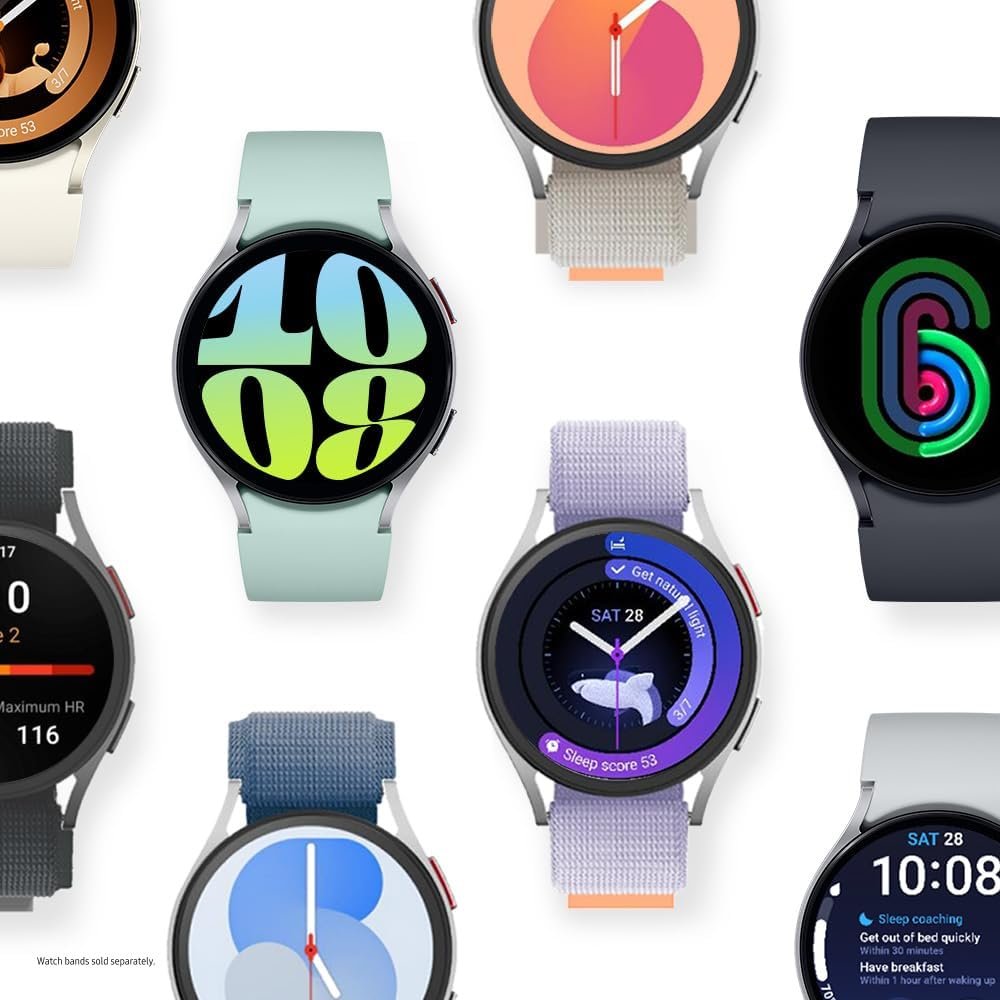 Samsung Galaxy Watch 6 44mm Bluetooth Smartwatch, Fitness Tracker, Personalized HR Zones, Advanced Sleep Coaching, Heart Monitor, BIA Sensor for Health Wellness Insights, Big Screen, US Version Silver - Image 9