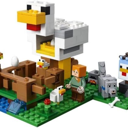 LEGO Minecraft The Chicken Coop 21140 Building Kit , 84 months to 168 months(198 Pieces)