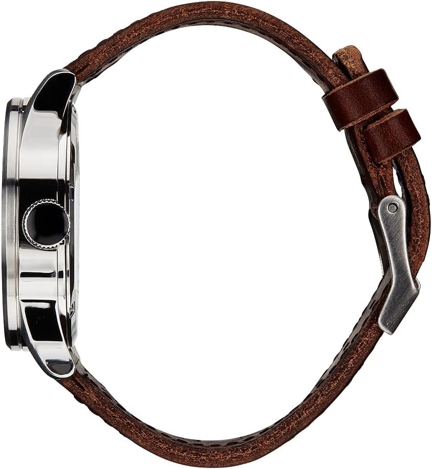 Nixon Men's A105 Sentry 42mm Stainless Steel Leather Quartz Movement Watch - Image 2