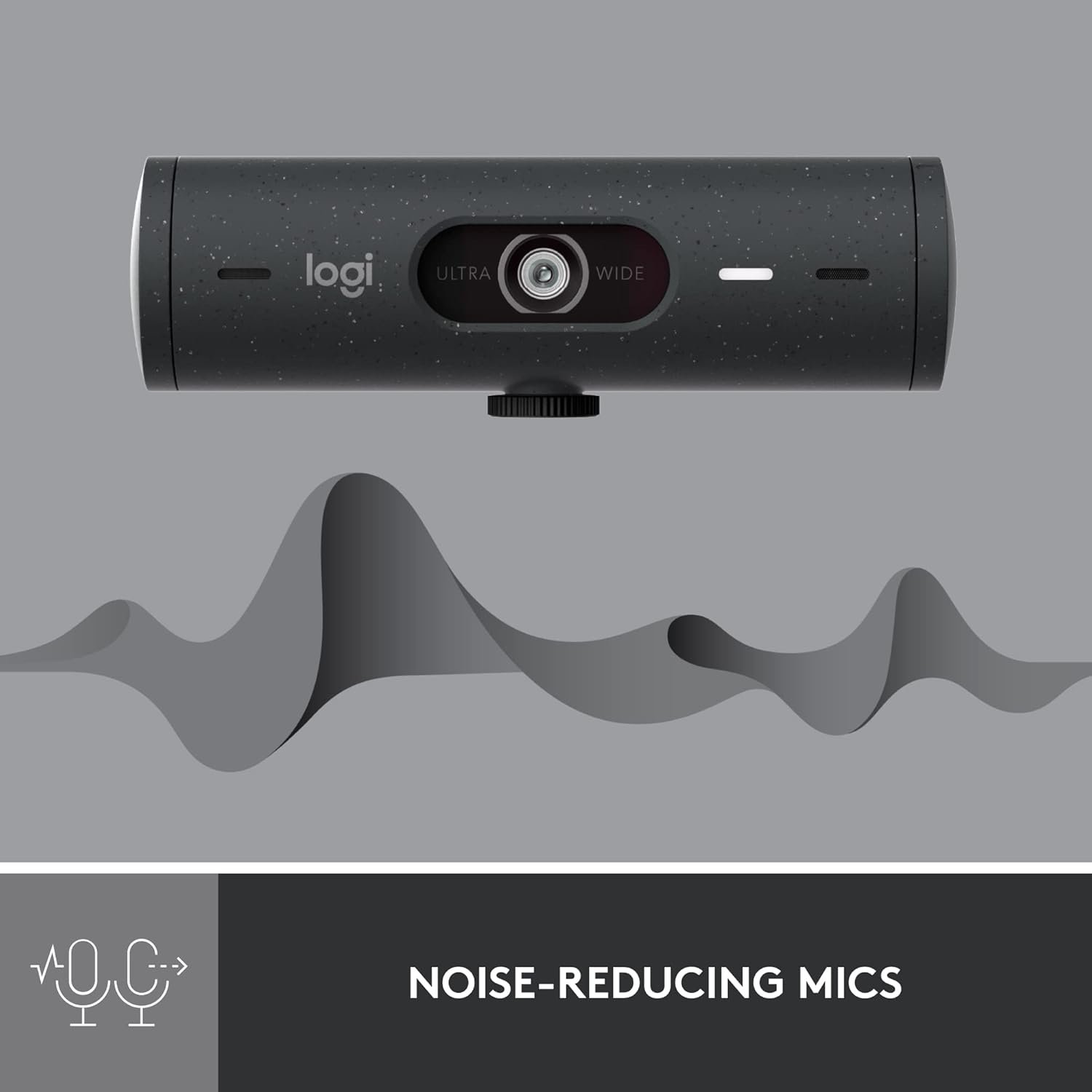 Logitech Brio 500 Full HD Webcam with Auto Light Correction, show Mode, Dual Noise Reduction Mics, Webcam Privacy Cover, Works with Microsoft Teams, Google Meet, Zoom, USB-C Cable, Streaming -Graphite - Image 5