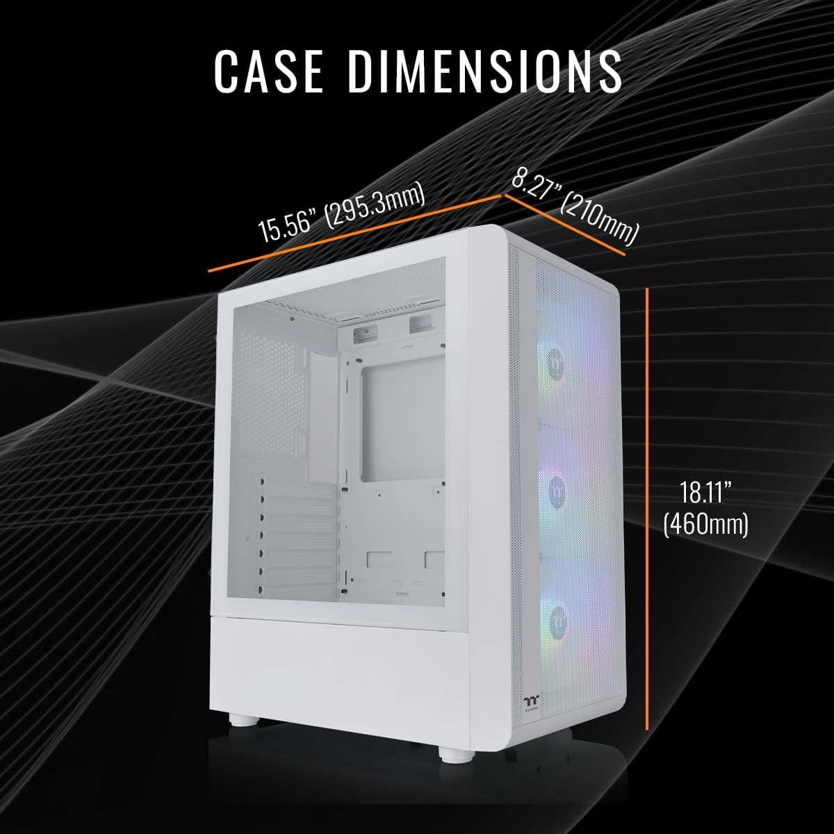 Thermaltake LCGS Quartz R66 Gaming Desktop (AMD Ryzen™ 5 5600, ToughRam DDR4 3600Mhz 16GB RGB Memory, AMD Radeon™ RX 6600, 1TB NVMe M.2, WiFi, Windows 11) S2QT-B550-R66-LCS - Image 5