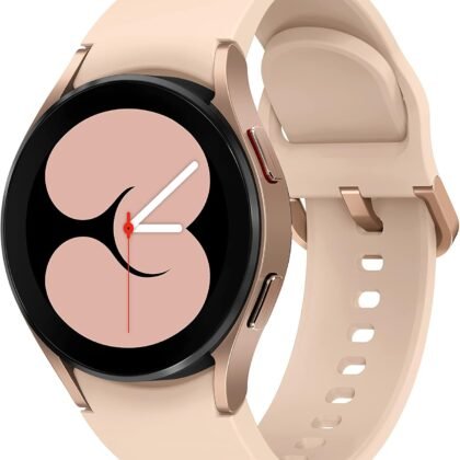 Samsung Galaxy Watch 4 40mm Bluetooth Smartwatch with ECG Heart Rate Monitor, Tracker for Health, Fitness, Running, Sleep Tracking, GPS Fall Detection, US Version, SM-R860NZDAXAA, Pink Gold