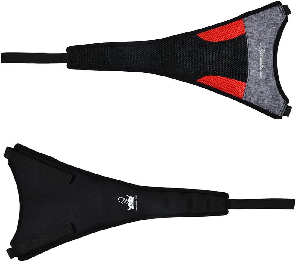 ROCKBROS Bicycle Trainer Sweat Net Frame Guard Absorbs Sweat Black Red - Image 4