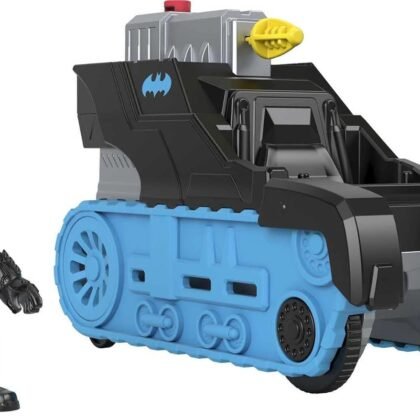 Fisher-Price Imaginext DC Super Friends Batman Toy Bat-Tech Tank Vehicle with Lights for Preschool Pretend Play Kids Ages 3+ Years