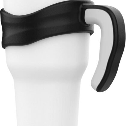 Tumbler Handle Fits for 30 OZ YETI Rambler,Rtic Mug-Previously Design,Sic,OZARK TRAIL & More Tumbler Travel Mug | BPA FREE（Handle Only） (Black)
